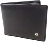 Aeronautica Militare Portafoglio uomo piccolo AM131 vera pelle nero
