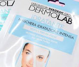 maschera viso idratazione intensa in tessuto di dermolab